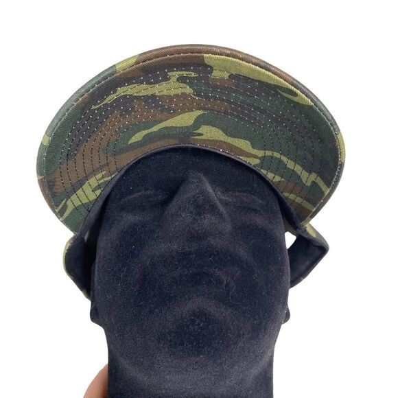 Ford Power Stroke Diesel Green Camo Camouflage Cap 100% Cotton - Picture 2 of 11